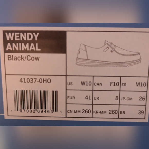 Hey Dude Cow Shoes - Picture 2 of 7